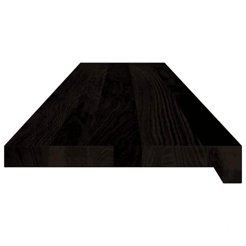 Stopnie schodowe 16 szt. brązowe 120x25x2 cm lite drewno dębowe