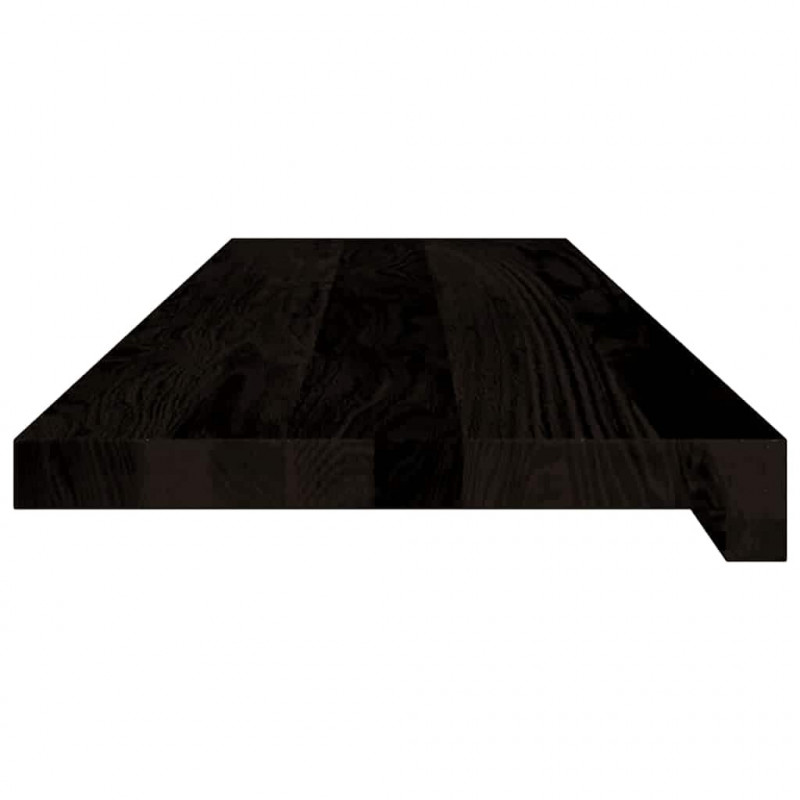 Stopnie schodowe 16 szt. brązowe 90x30x2 cm lite drewno dębowe