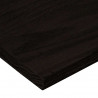 Stopnie schodowe 16 szt. brązowe 100x30x2 cm lite drewno dębowe