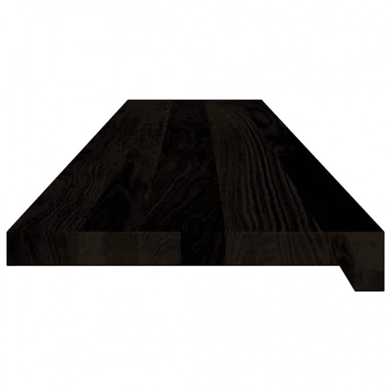 Stopnie schodowe 16 szt. brązowe 120x30x2 cm lite drewno dębowe