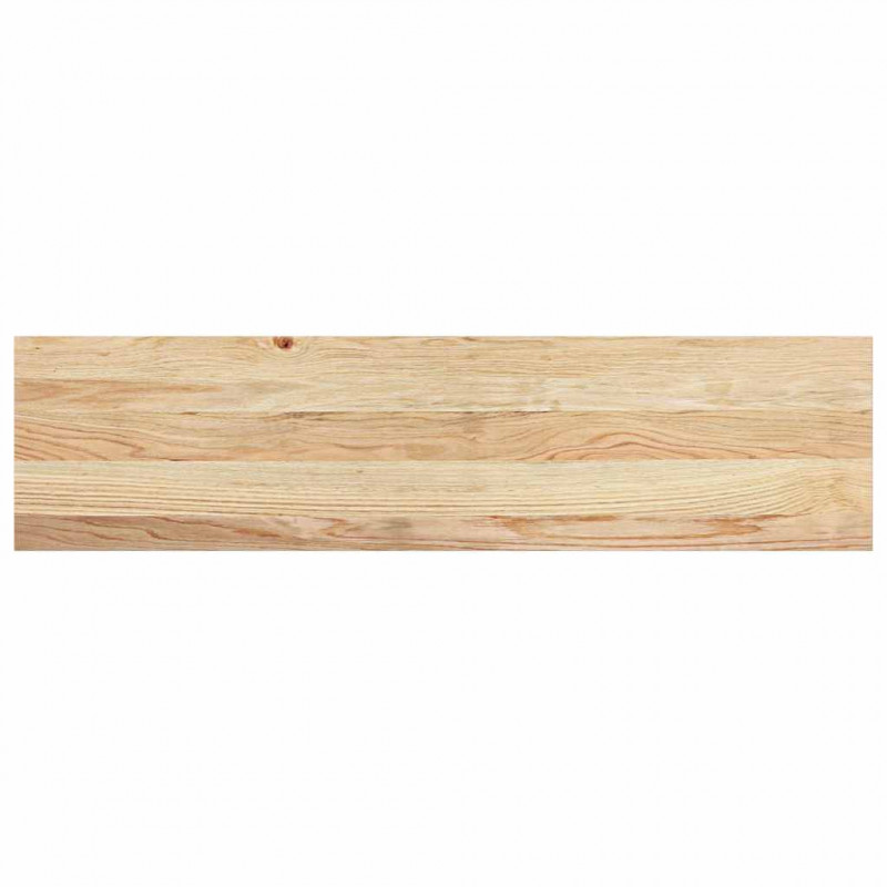 Stopnie schodowe, 2 szt. surowe, 100x25x2cm lite drewno dębowe