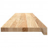 Stopnie schodowe, 2 szt. surowe, 110x30x2cm lite drewno dębowe
