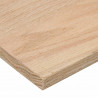 Stopnie schodowe, 2 szt. surowe, 120x30x2cm lite drewno dębowe