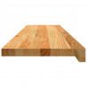 Stopnie schodowe, 2 szt. brązowe 100x25x2cm lite drewno dębowe