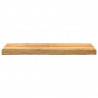 Stopnie schodowe, 2 szt. brązowe 80x30x2cm lite drewno dębowe