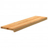 Stopnie schodowe, 2 szt. brązowe 100x30x2cm lite drewno dębowe