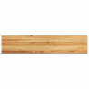 Stopnie schodowe, 2 szt. brązowe 120x30x2cm lite drewno dębowe