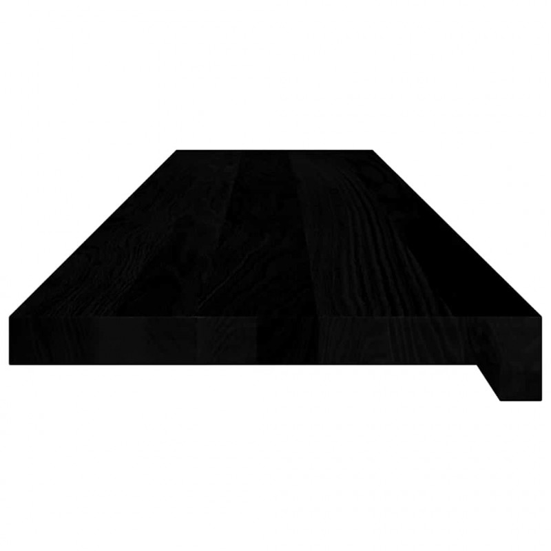 Stopnie schodowe, 2 szt. brązowe 110x25x2 cm lite drewno dębowe