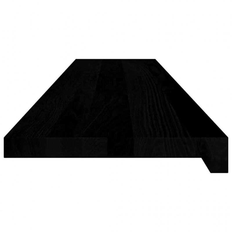 Stopnie schodowe, 2 szt. brązowe 120x25x2 cm lite drewno dębowe