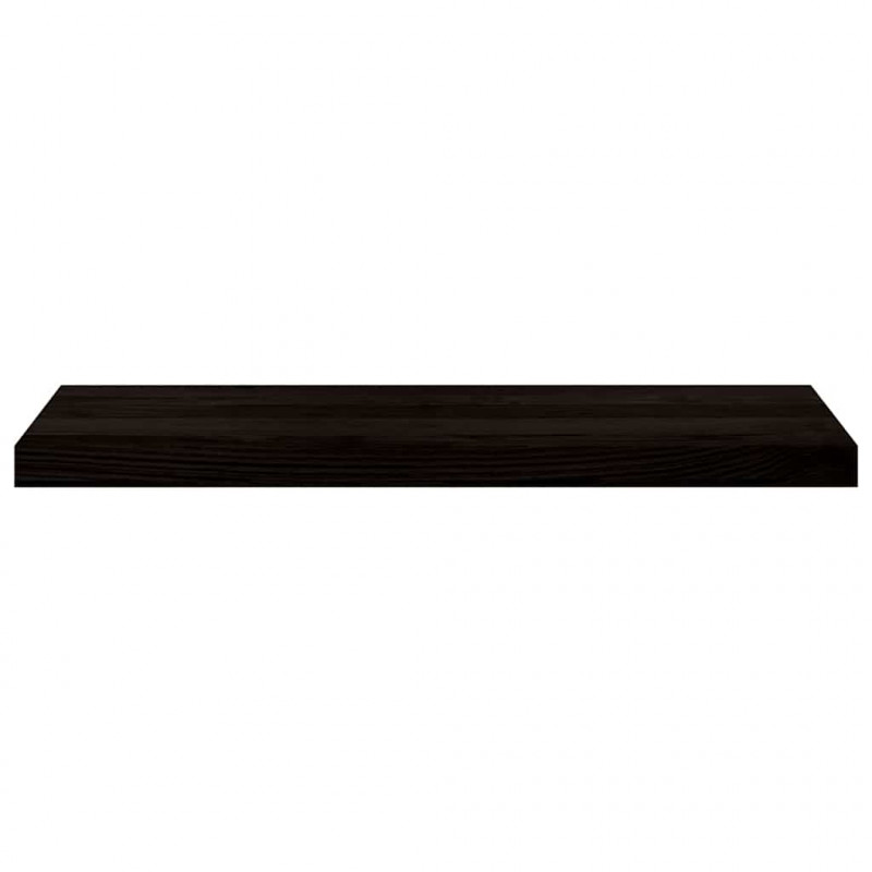 Stopnie schodowe 2 szt. brązowe 80x30x2 cm lite drewno dębowe