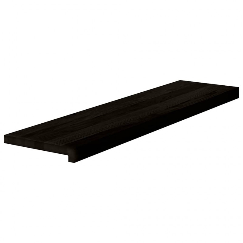 Stopnie schodowe 2 szt. brązowe 100x30x2 cm lite drewno dębowe