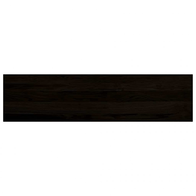 Stopnie schodowe 2 szt. brązowe 100x30x2 cm lite drewno dębowe