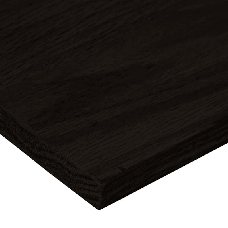 Stopnie schodowe 2 szt. brązowe 100x30x2 cm lite drewno dębowe