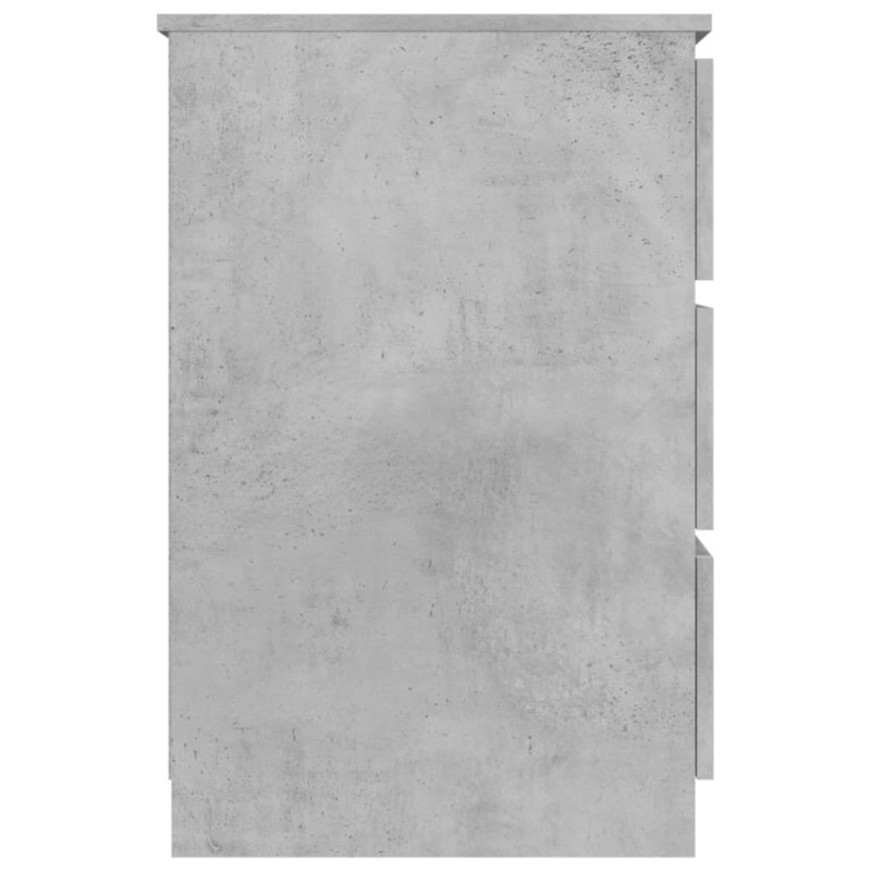 Biurko, betonowy szary, 140x50x77 cm, materiał drewnopochodny