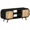 Szafka pod telewizor, 110x30x45 cm, surowe drewno mango