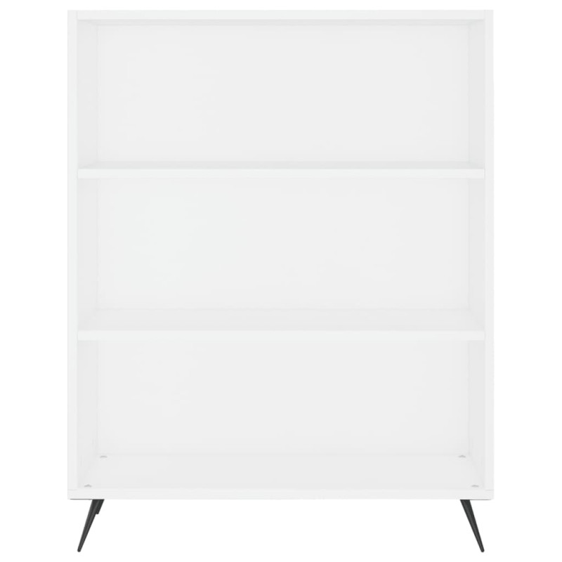 Regał, biały, 69,5x32,5x180 cm, materiał drewnopochodny
