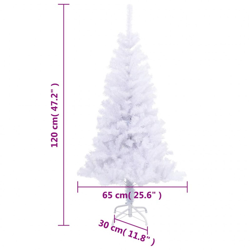 Sztuczna choinka ze stojakiem, 120 cm, 230 gałązek