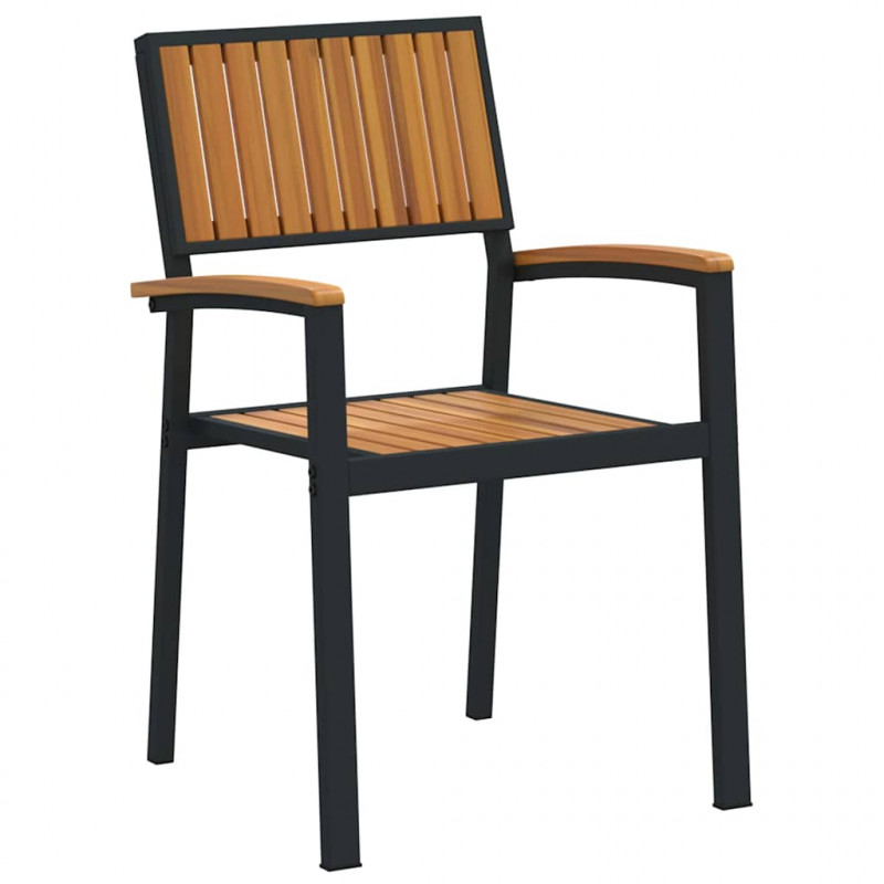 Krzesło składane 8 pcs Brązowy 56 x 57 x 87 cm