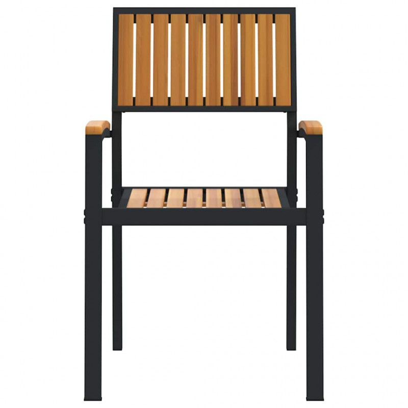 Krzesło składane 8 pcs Brązowy 56 x 57 x 87 cm