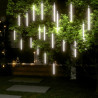Lampki meteory, 20 szt., 30 cm, 480 zimnych białych diod LED