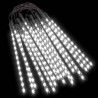 Lampki meteory, 20 szt., 30 cm, 480 zimnych białych diod LED