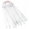 Lampki meteory, 20 szt., 30 cm, 480 niebieskich LED