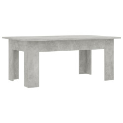 Stolik kawowy, betonowy, 100x60x42 cm, materiał drewnopochodny