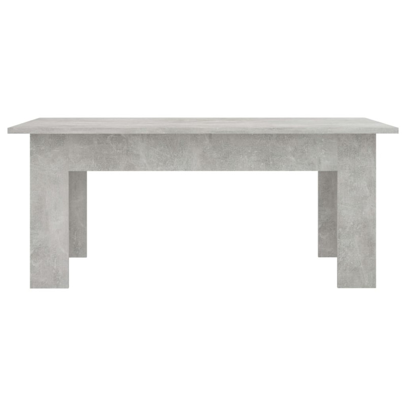 Stolik kawowy, betonowy, 100x60x42 cm, materiał drewnopochodny