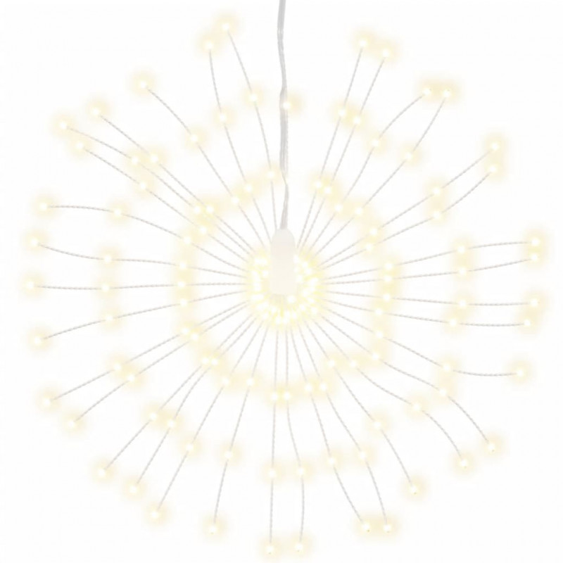 Ogrodowa lampka fajerwerkowa, ciepła biel, 20 cm, 140 LED