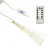 Ogrodowe lampki fajerwerkowe 4 szt., ciepła biel, 20 cm, 560LED