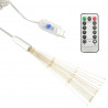 Ogrodowe lampki fajerwerkowe 10 szt. ciepła biel, 20 cm 1400LED