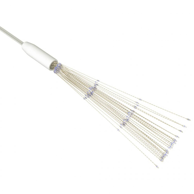 Ogrodowa lampka fajerwerkowa, niebieska, 20 cm, 140 LED
