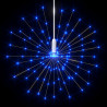 Ogrodowa lampka fajerwerkowa, niebieska, 20 cm, 140 LED