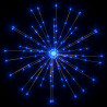 Ogrodowa lampka fajerwerkowa, niebieska, 20 cm, 140 LED