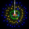 Ogrodowe lampki fajerwerkowe, kolorowe, 20 cm, 140 LED