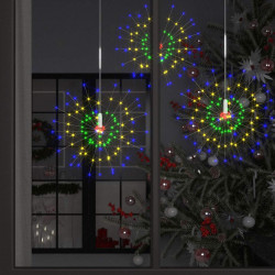 Ogrodowe lampki fajerwerkowe 2 szt., kolorowe, 20 cm, 280 LED