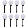 Lampy do oświetlenia ścieżki, 8 szt, LED, 15 cm, ze szpikulcami