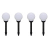 Lampy do oświetlenia ścieżki, 8 szt, LED, 15 cm, ze szpikulcami