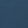 Łóżko kontynentalne z materacem, niebieskie, tkanina, 180x200cm