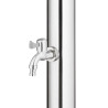 Prysznic ogrodowy z brązową podstawą, 220 cm, stal nierdzewna