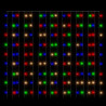 Kurtyna lampek, 3x3m, 300 kolorowych diod LED, 8 funkcji