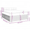 Łóżko kontynentalne z materacem, ciemnoszary aksamit, 200x200cm