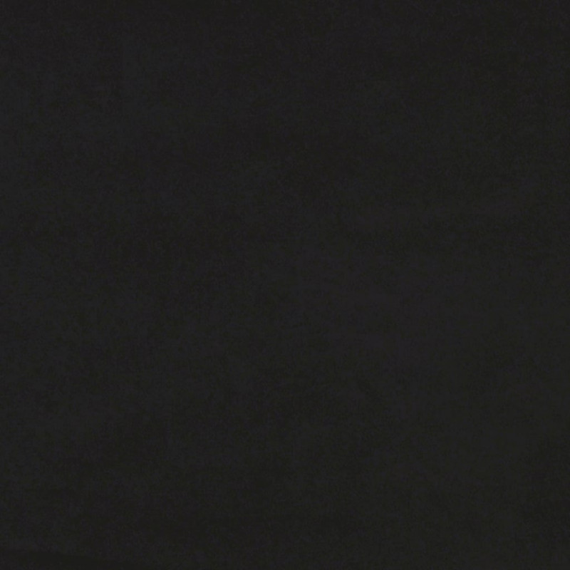 Łóżko kontynentalne z materacem, czarne, 120x200 cm, aksamit