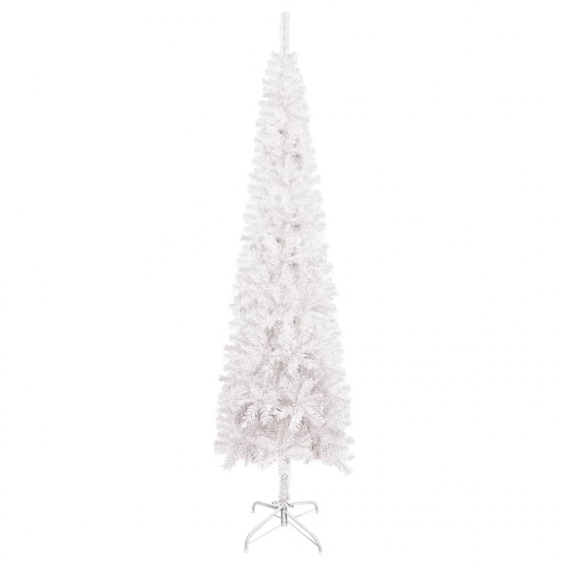 Smukła choinka, biała, 120 cm