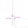 Łóżko kontynentalne z materacem, czarne, ekoskóra 100x200 cm