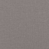 Łóżko kontynentalne z materacem, taupe, tkanina, 180x200 cm
