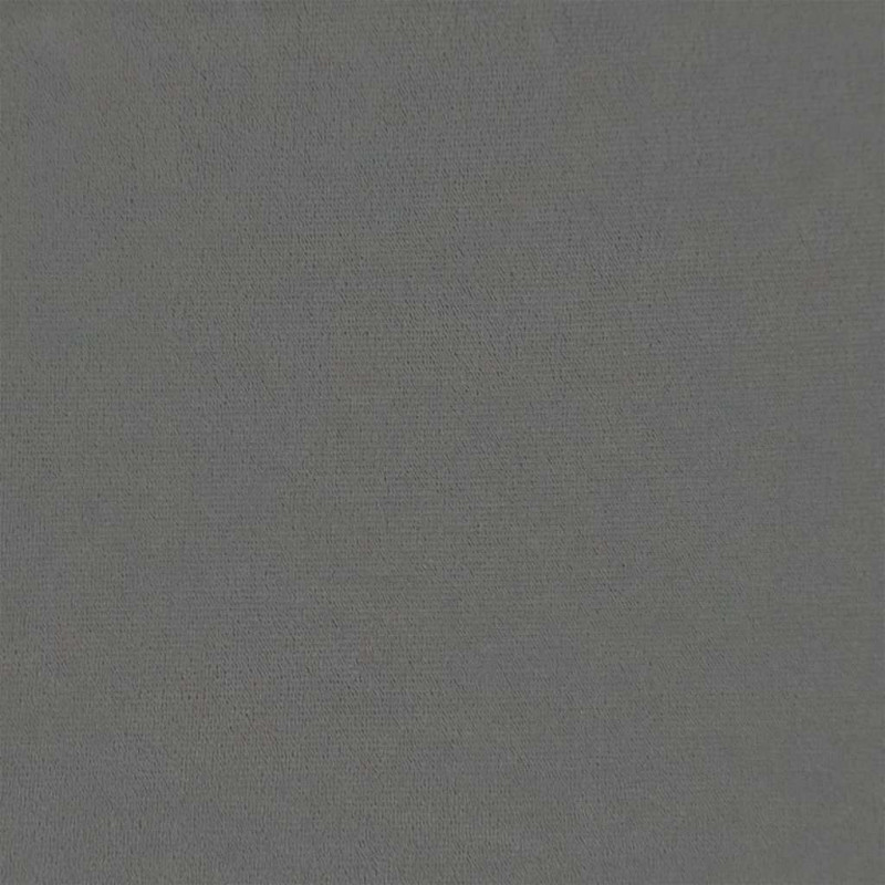 Podnóżek z drewnianymi nóżkami, ciemnoszary, obity aksamitem