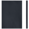 Ogrodowe Ekrany Prywatności 2 pcs Ciemnoszary 35 x 0,19 m PVC