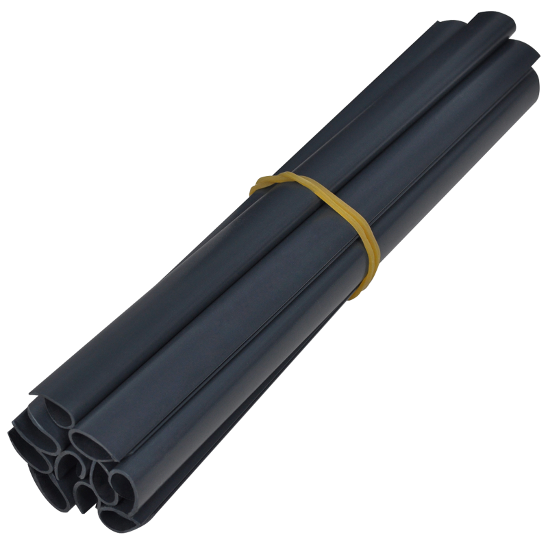 Ogrodowe Ekrany Prywatności 2 pcs Ciemnoszary 35 x 0,19 m PVC