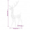 Świąteczny renifer, akrylowy, 140 niebieskich diod LED, 120 cm